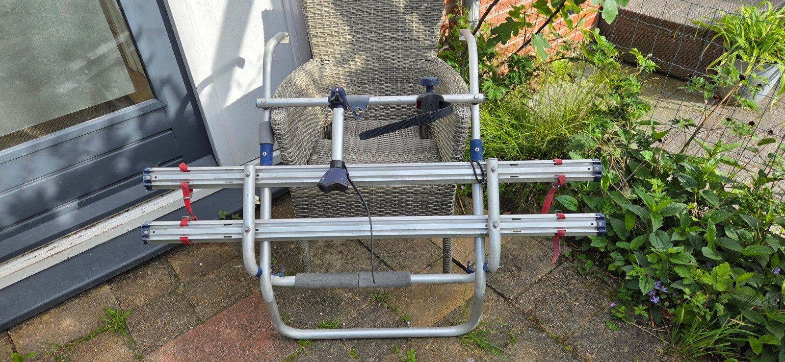 Fietsendrager voor 2 fietsen achterop camper, Ophalen of Verzenden, 2 fietsen, Gebruikt, Achterklepdrager