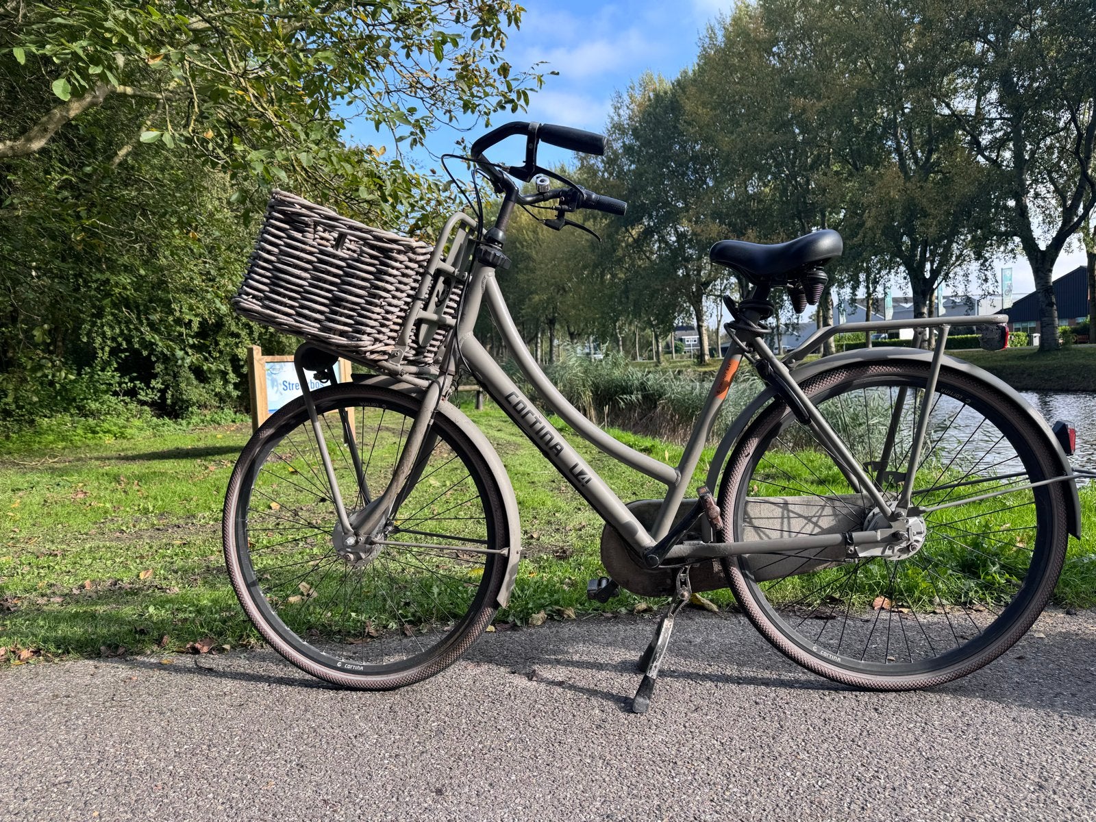 Cortina U4 Transportfiets Dames - Goede Staat, Fietsen en Brommers, Terugtraprem, Gebruikt, Versnellingen, 50 tot 53 cm