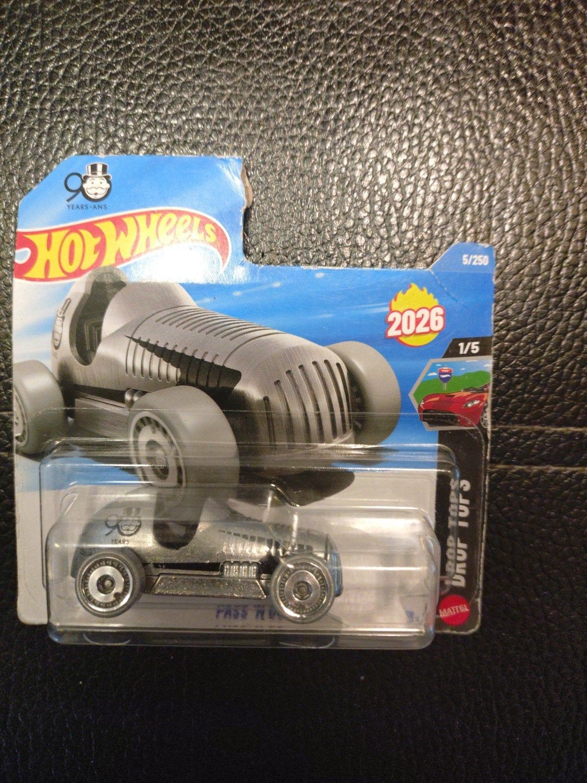 Hot Wheels 90 Years Monopoly Pass 'N Gasser 2026 1/5, Ophalen of Verzenden, Nieuw