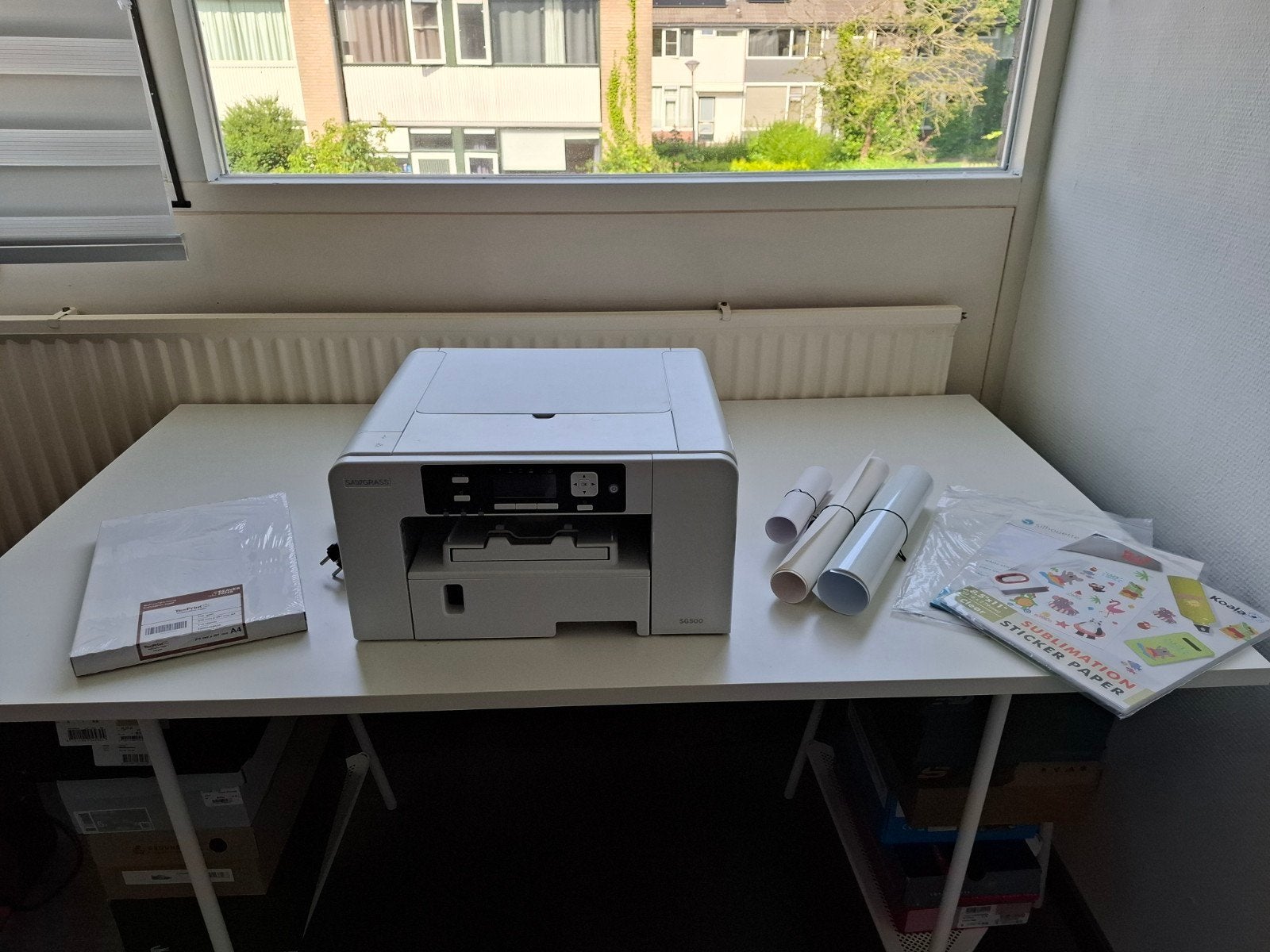 SawGrass SG500 Sublimatie Printer (Starterkit), Computers en Software, Printers, Printer, Kleur printen, Zo goed als nieuw, Sawgrass
