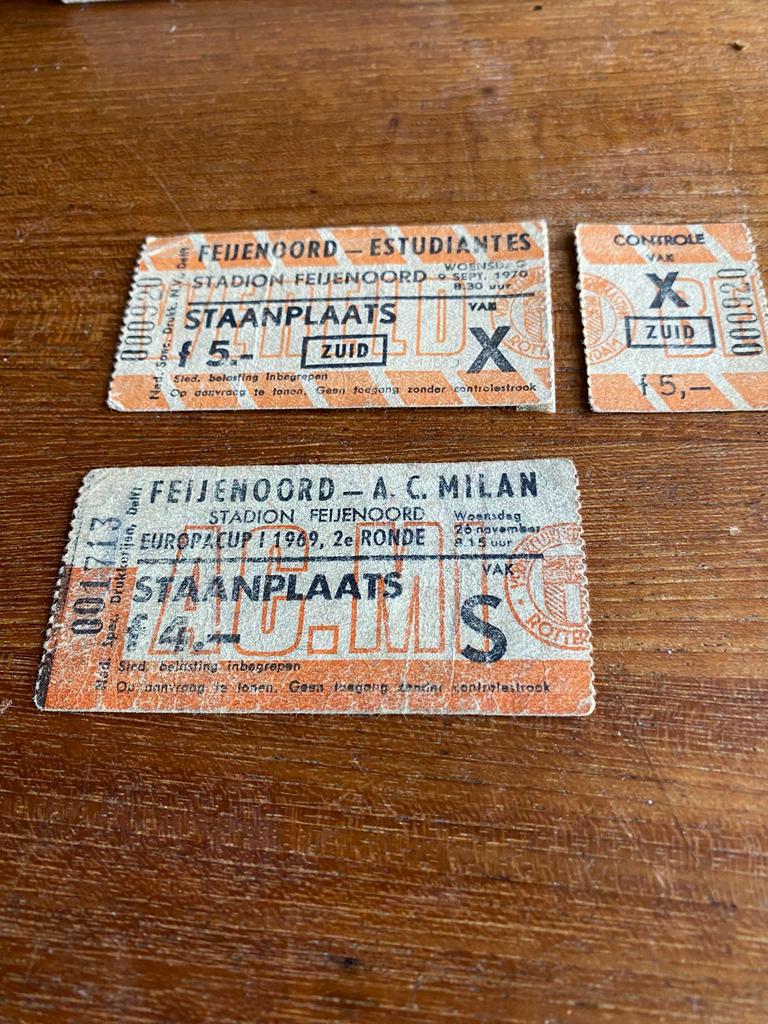 Oude Kaartjes Feyenoord, Losse kaart, Eén persoon, September, Buitenland