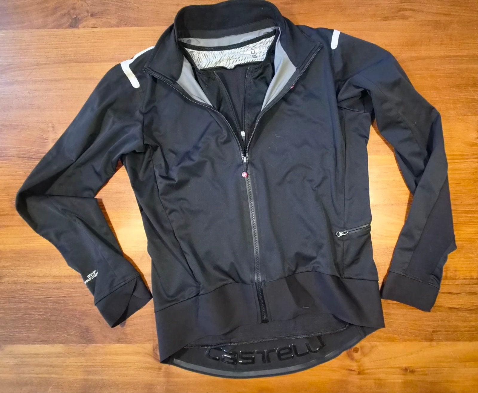 Castelli Windstopper Goretex Regenbestendig Fietsjack XXL, Verzenden, Maat 46/48 (XL) of groter, Zo goed als nieuw, Jack
