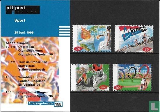 Postzegelmapje M155 Sport 1996 NL, Postzegels en Munten, Postzegels | Nederland, Ophalen of Verzenden