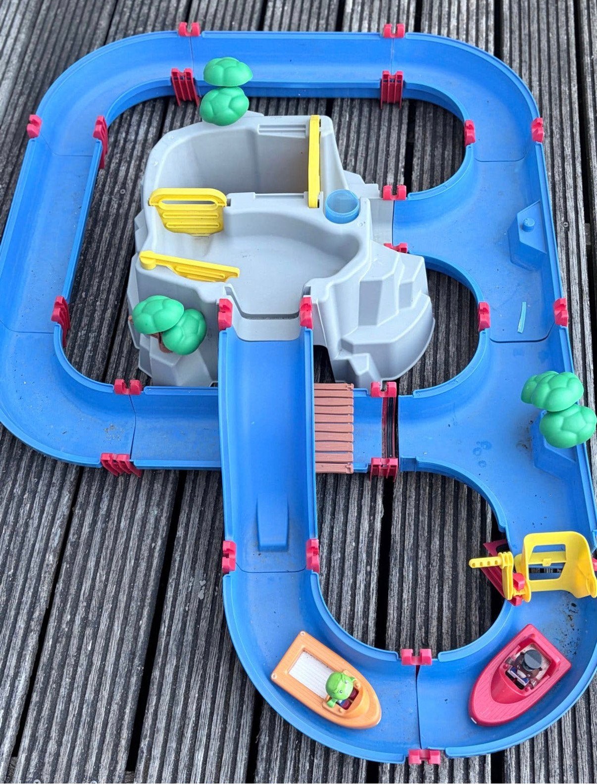 AquaPlay Mountainlake waterbaan met bootjes, Ophalen, Gebruikt