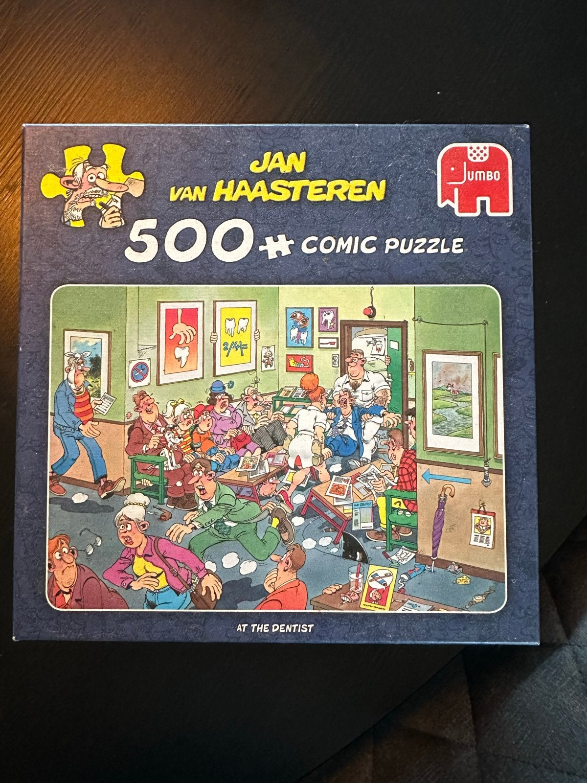 Jan van Haasteren puzzel - At the Dentist (500+ stukjes), Hobby en Vrije tijd, Ophalen, 500 t/m 1500 stukjes, Gebruikt, Legpuzzel