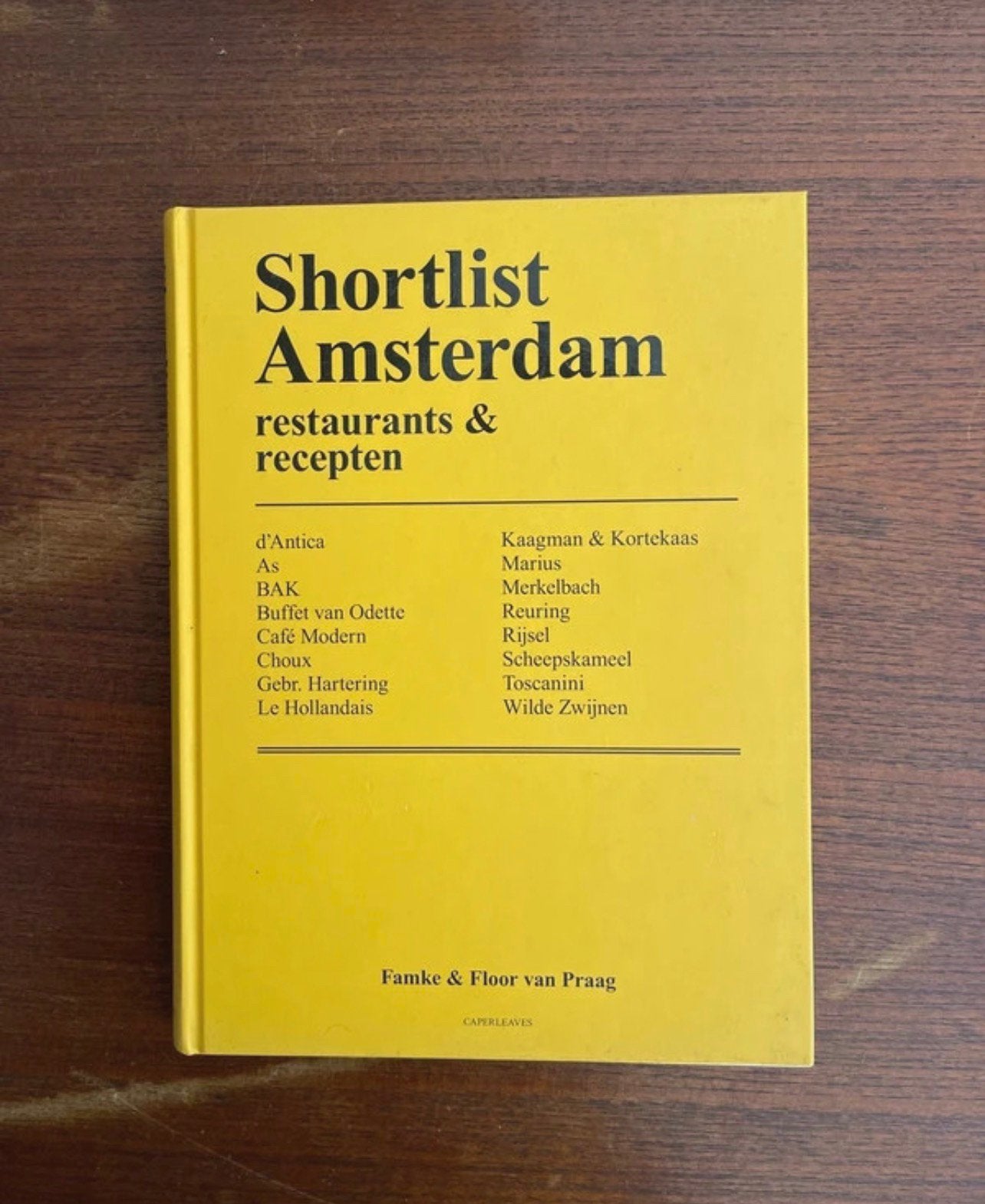 Shortlist Amsterdam geel, Boeken, Ophalen of Verzenden, Zo goed als nieuw