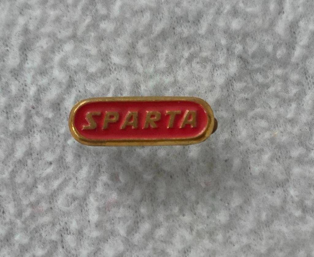 Speld/broche Sparta, Verzamelen, Ophalen of Verzenden, Zo goed als nieuw, Transport, Speldje of Pin