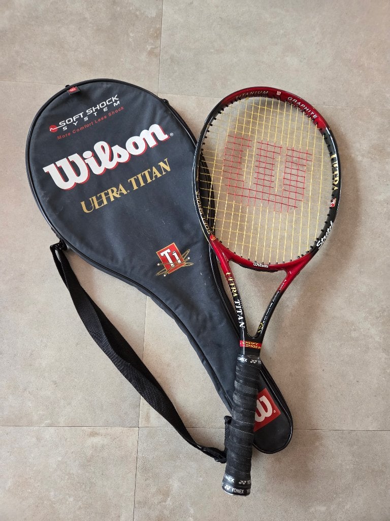 Wilson Ultra Titan tennisracket incl. hoes, Sport en Fitness, Ophalen, Gebruikt, Racket, Wilson