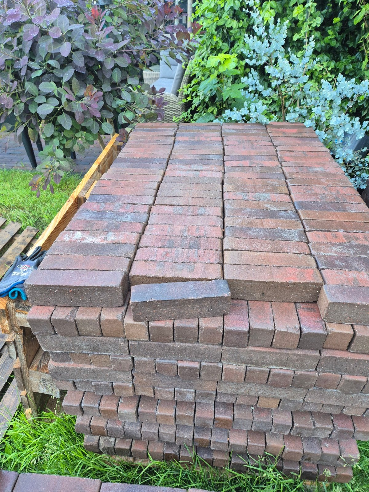 Klinkers Antica Vulcano - 17,3 m2, Tuin en Terras, Ophalen of Verzenden, Beton, Klinkers