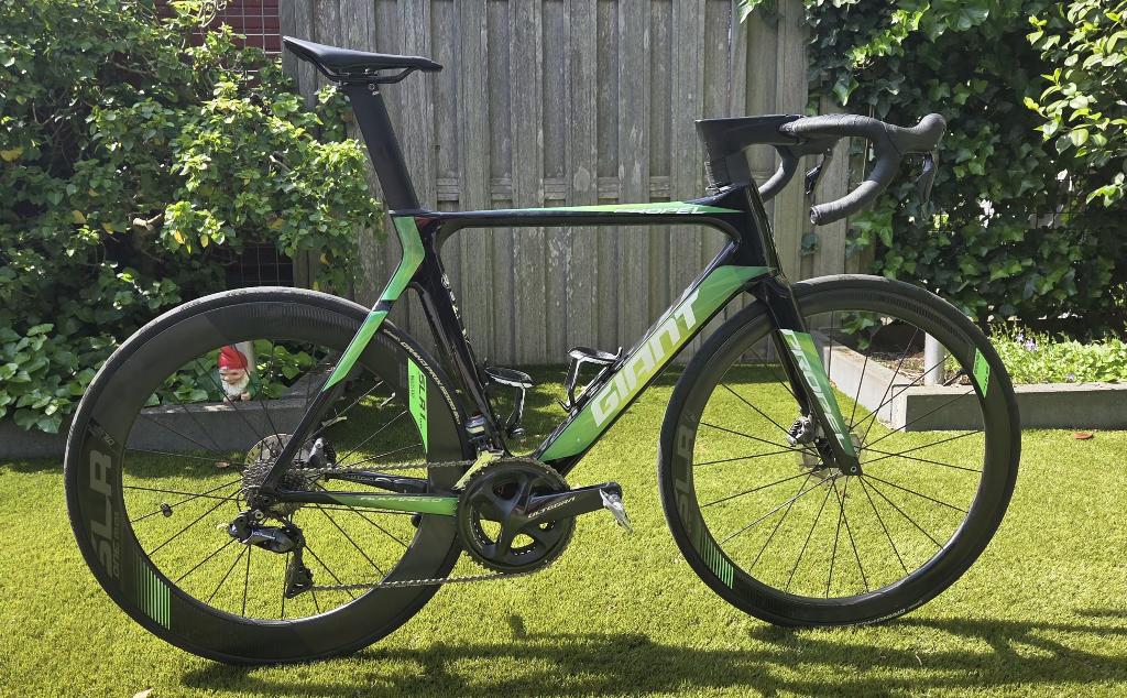 Giant racefiets, Fietsen en Brommers, Ophalen, 28 inch, Gebruikt, Carbon