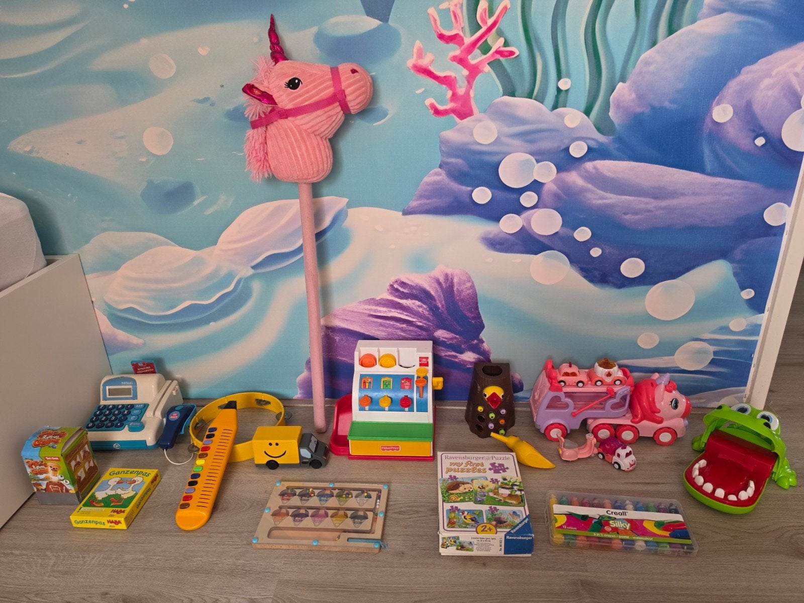 Grote speelgoedset: Fisher-Price, Ravensburger, Haba en meer, Ophalen, Gebruikt, Jongen of Meisje
