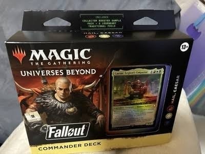 MTG Fallout commander deck Hail ceaser, Hobby en Vrije tijd, Ophalen of Verzenden, Nieuw, Speeldeck, Foil
