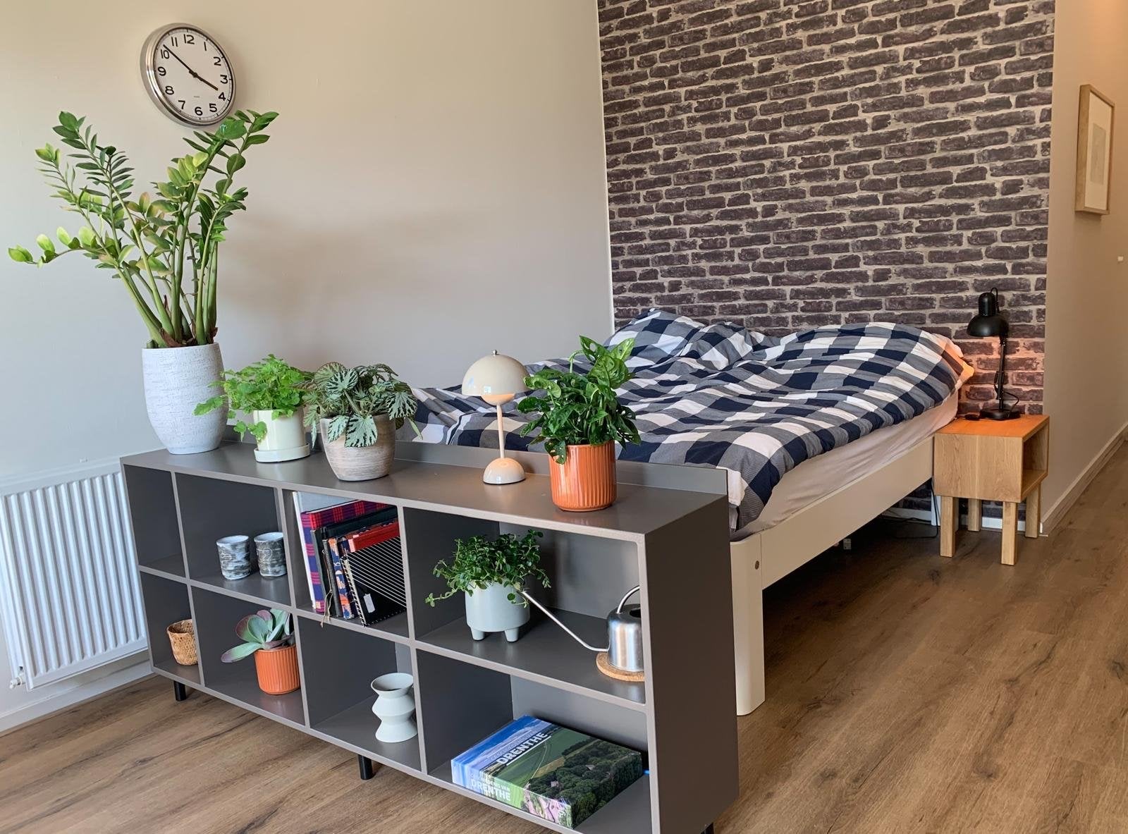 Auping Auronde 1000 wit 200x160 twee bedbodems, hoogte 48 cm, Ophalen, Wit, Tweepersoons, Design, modern