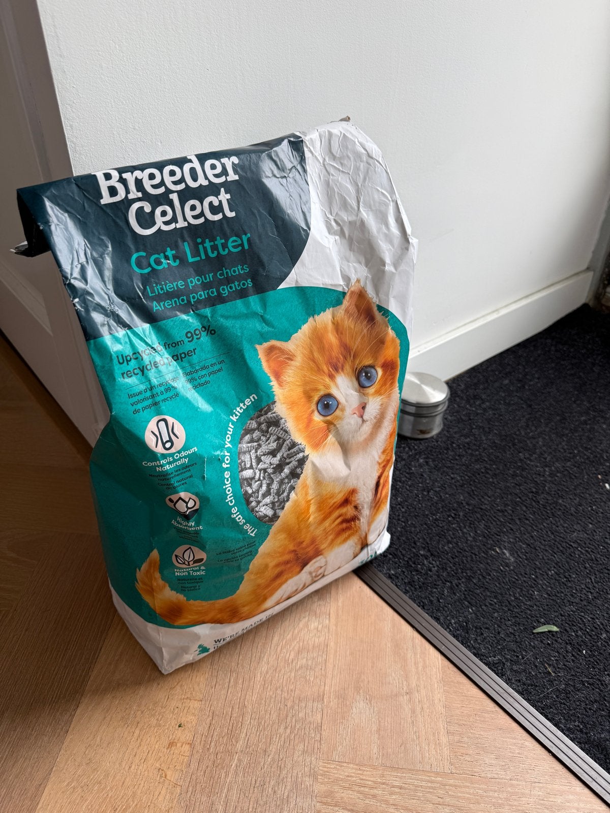 Breeder celect cat litter korrels kattenbak, Ophalen, Open