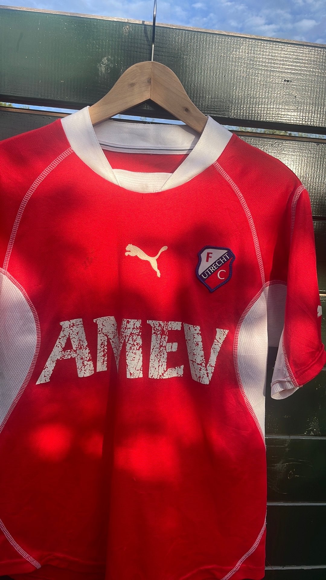 Oud FC Utrecht shirt / 14 Dirk Kuyt, Maat M, Ophalen of Verzenden, Gebruikt, Shirt