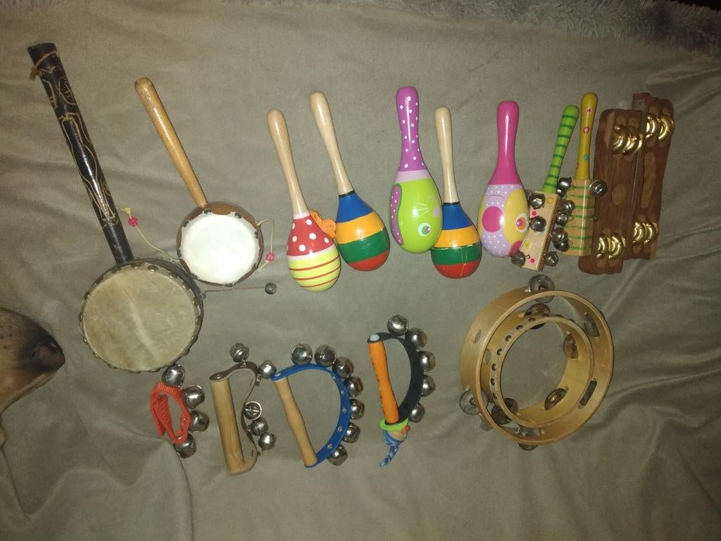 Partijtje rammelaars en andere muziekinstrumenten, Ophalen of Verzenden