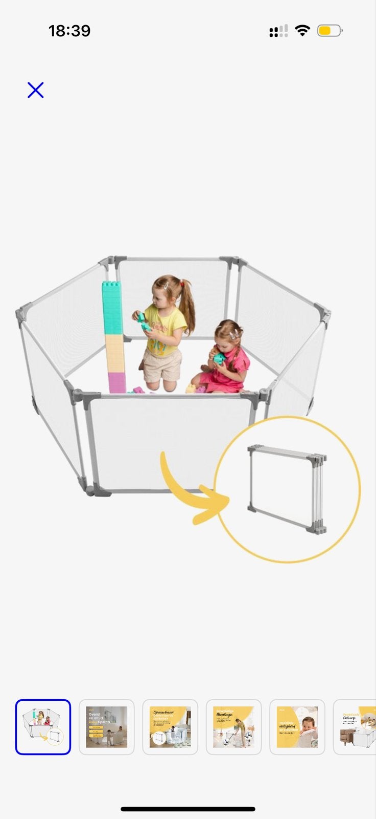 Otura Box / Speelhek - Veilig en Flexibel, Ophalen, Gebruikt, Overige vormen