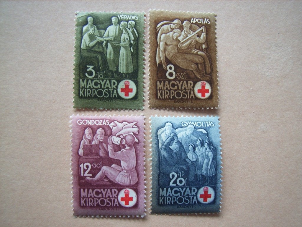 KZ   Hongarije 691-694, Ophalen of Verzenden