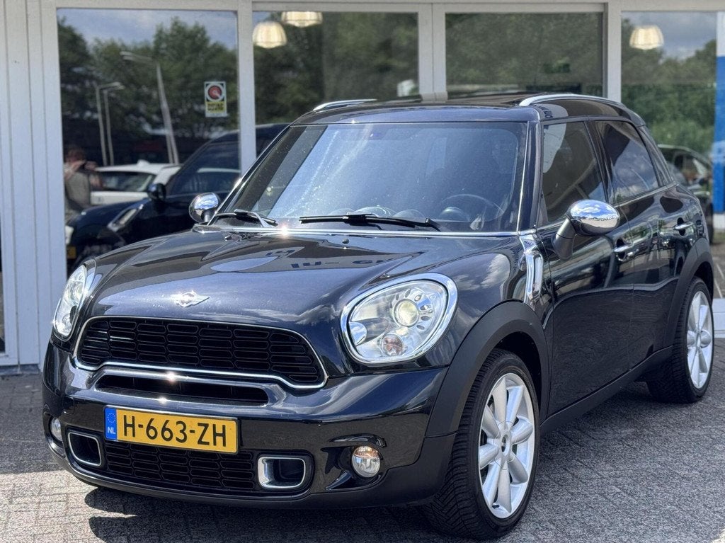 Mini Countryman 1.6 Cooper S Pepper, Auto's, Euro 5, Gebruikt, Leder en Stof, Zwart