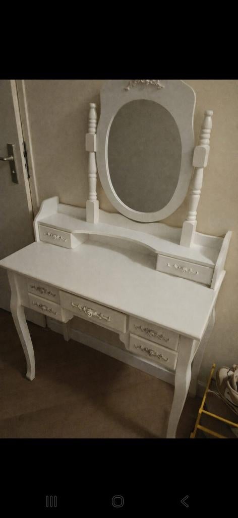 GRATIS TOILETTAFEL, Huis en Inrichting, Tafels | Kaptafels, Gebruikt, 100 tot 150 cm, 100 tot 150 cm, Ophalen of Verzenden
