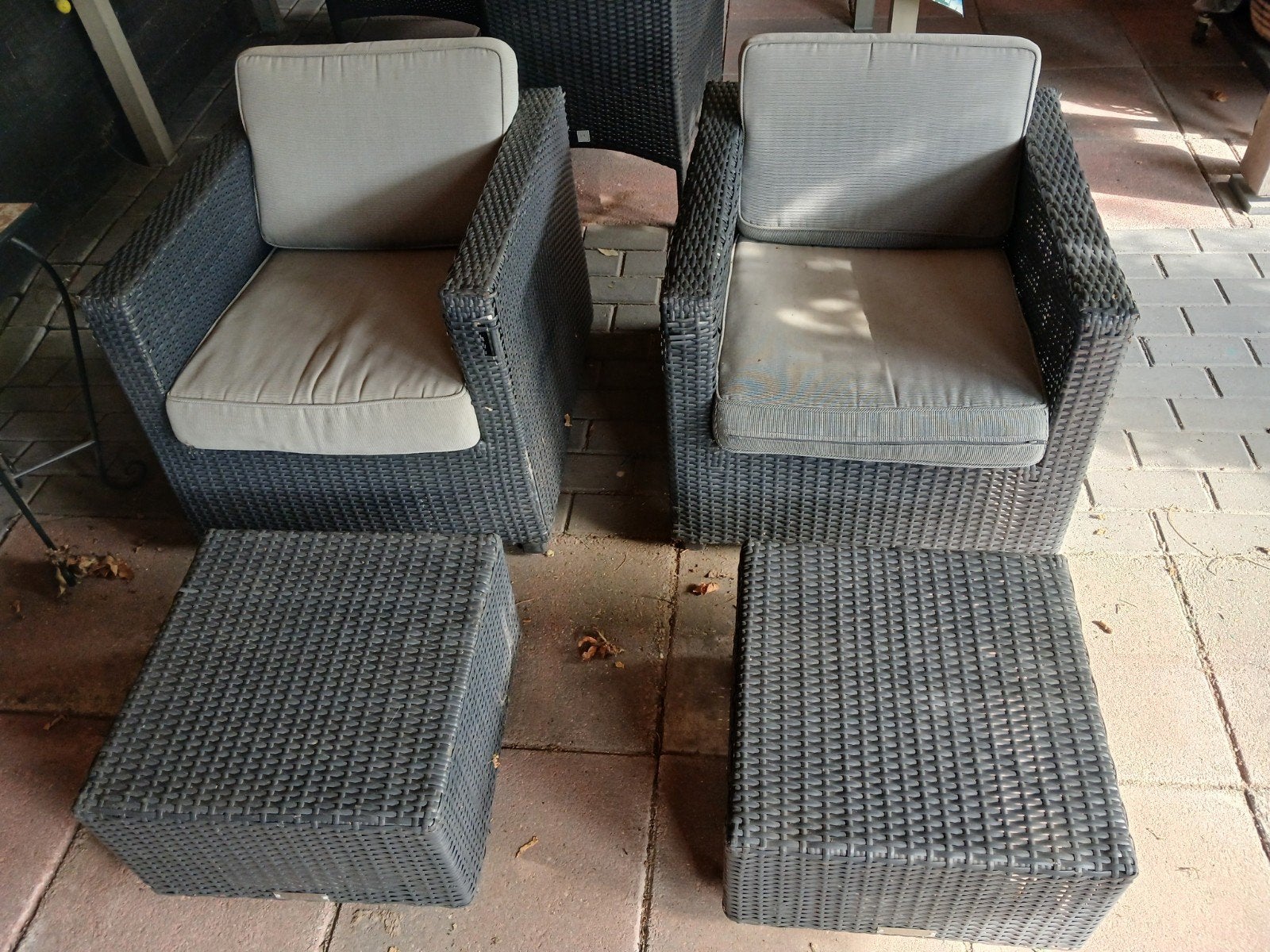 tuinstoelen, Ophalen, Gebruikt