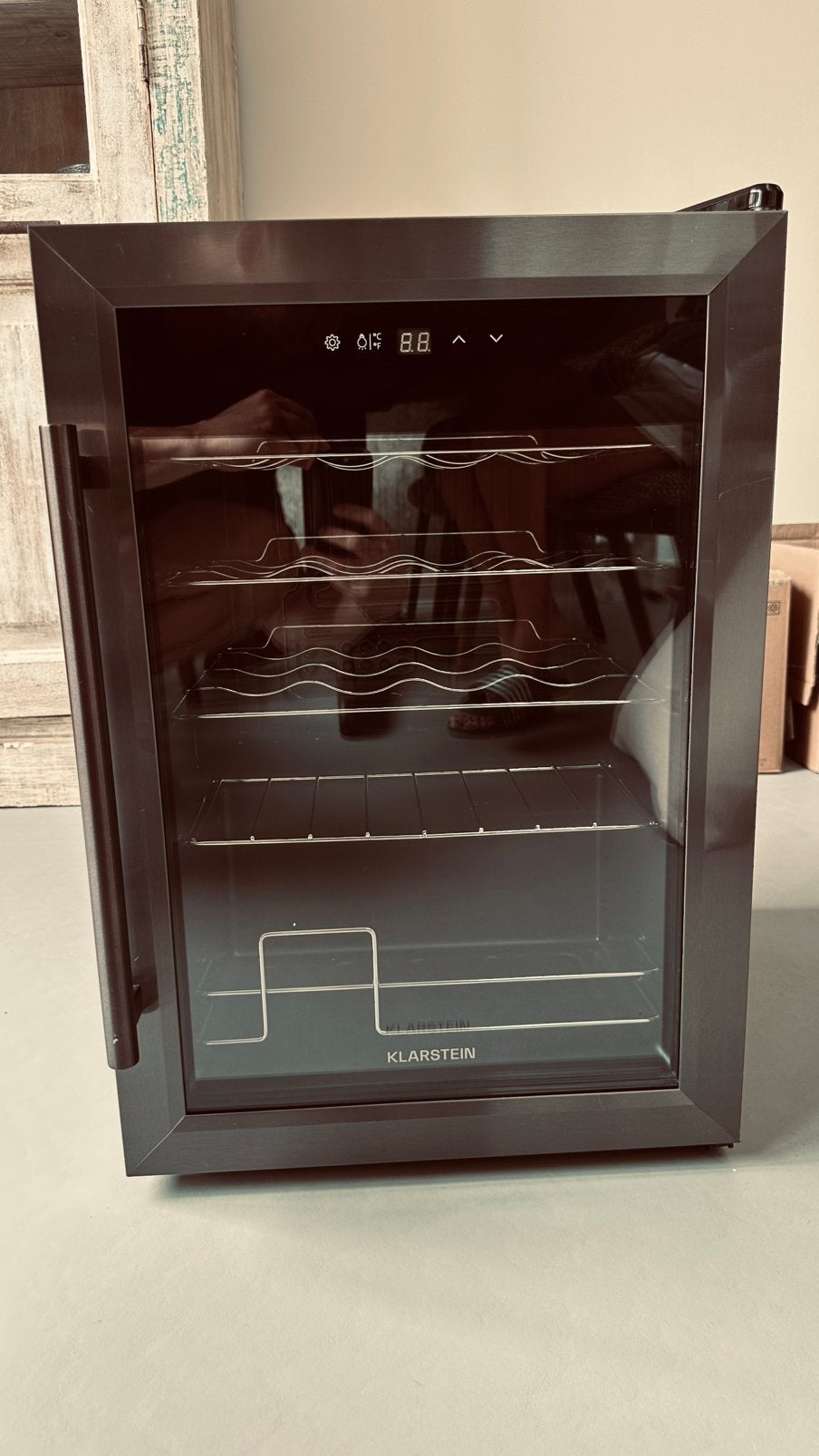 Klarstein Ultimo 20 uno - 20 flessen - wijnklimaatkast, Ophalen, Zonder vriesvak, Minder dan 45 cm, Minder dan 85 cm