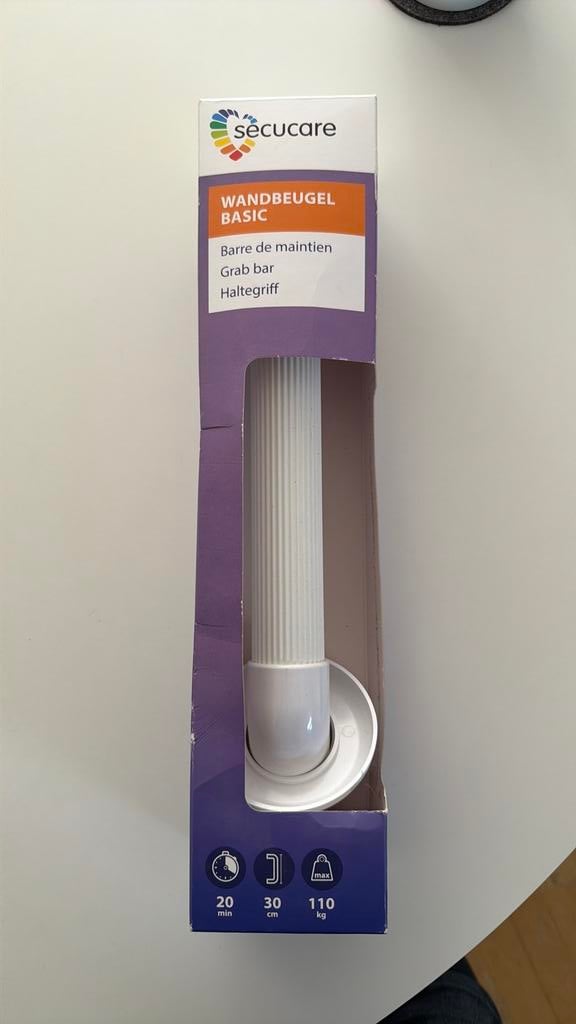 Secucare Wandbeugel basic 30 cm 110kg, Ophalen of Verzenden, Nieuw, Wit, Overige typen