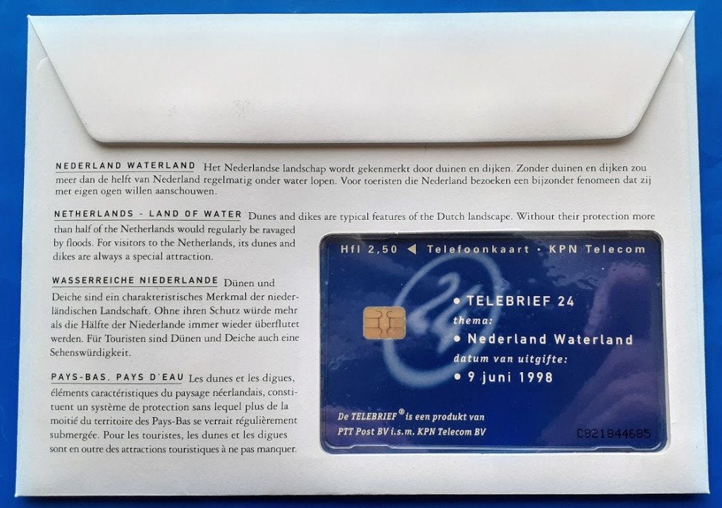 Telebrief 24 Nederland Waterland - 1998, Verzenden, Na 1940, Postfris