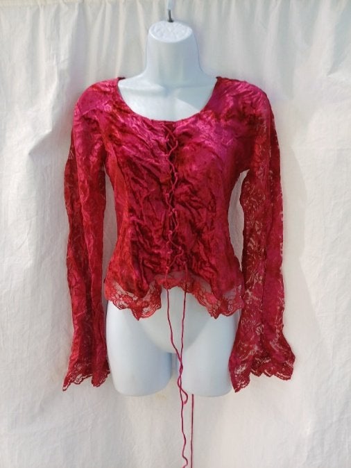 Gaaf bordeaux rood dames topje mt S merk Ixtlan, Kleding | Dames, Carnaval, ., Ophalen of Verzenden, Zo goed als nieuw