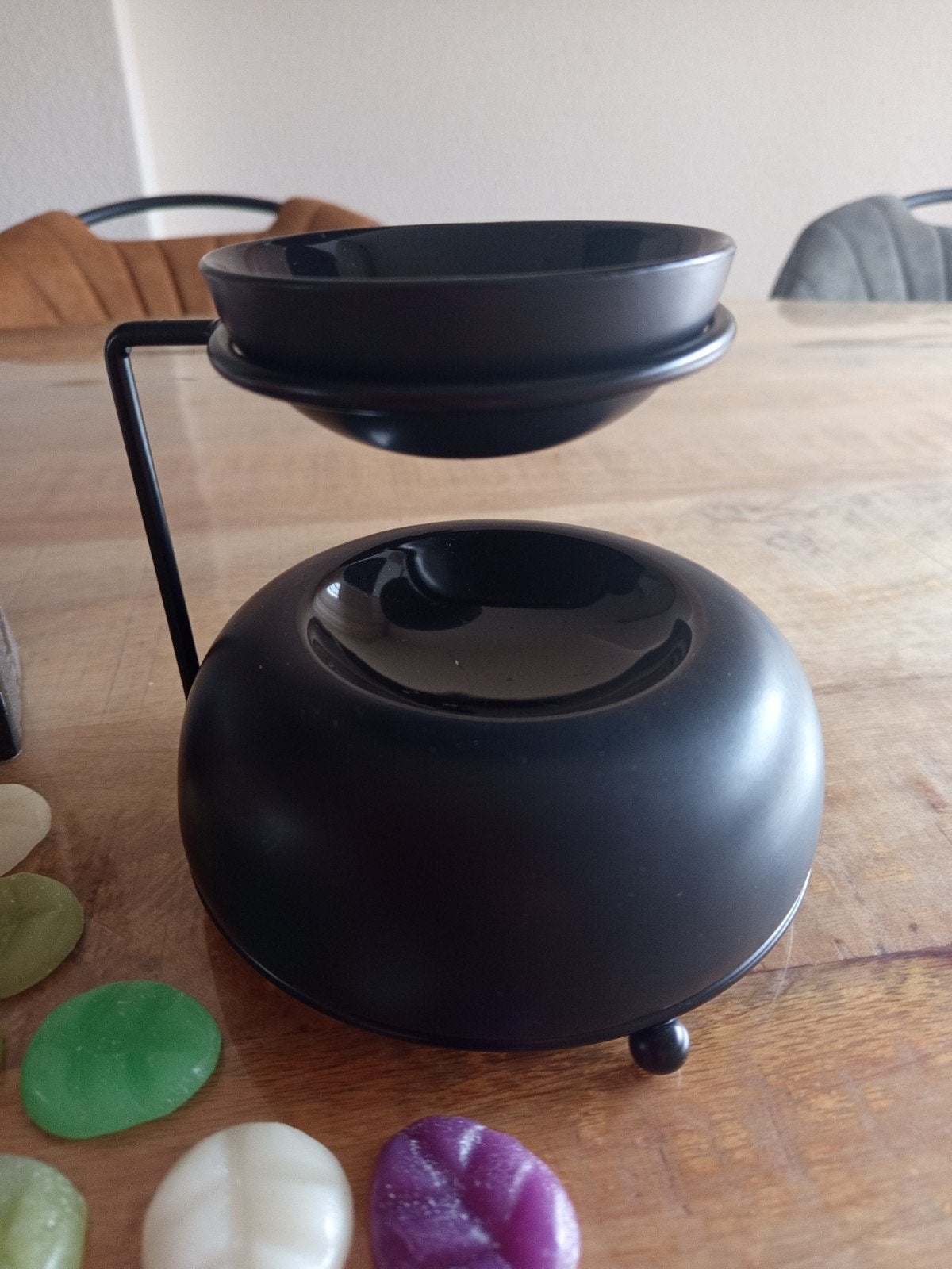 Scentchips Geurbrander Zwart met Geurchips, Geurverspreider, Ophalen of Verzenden, Zo goed als nieuw, Steen/keramiek