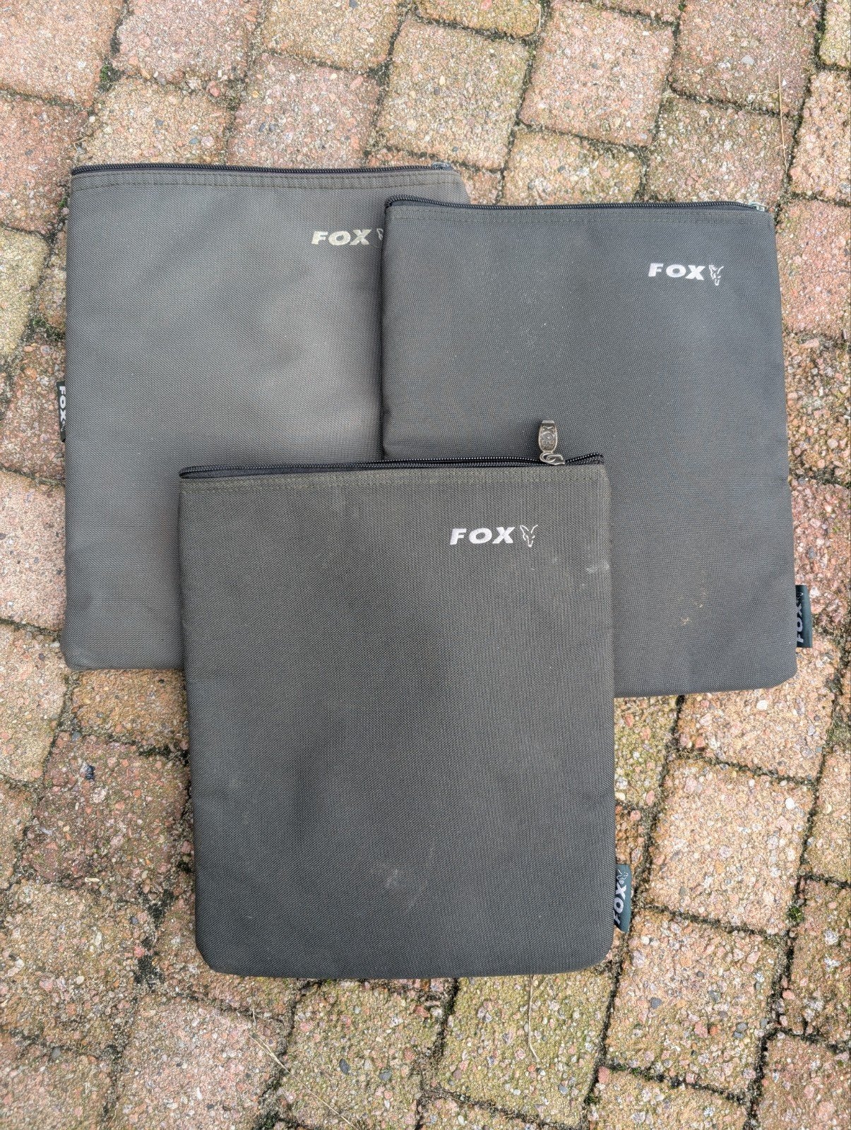drie fox boilie tasjes, Ophalen of Verzenden