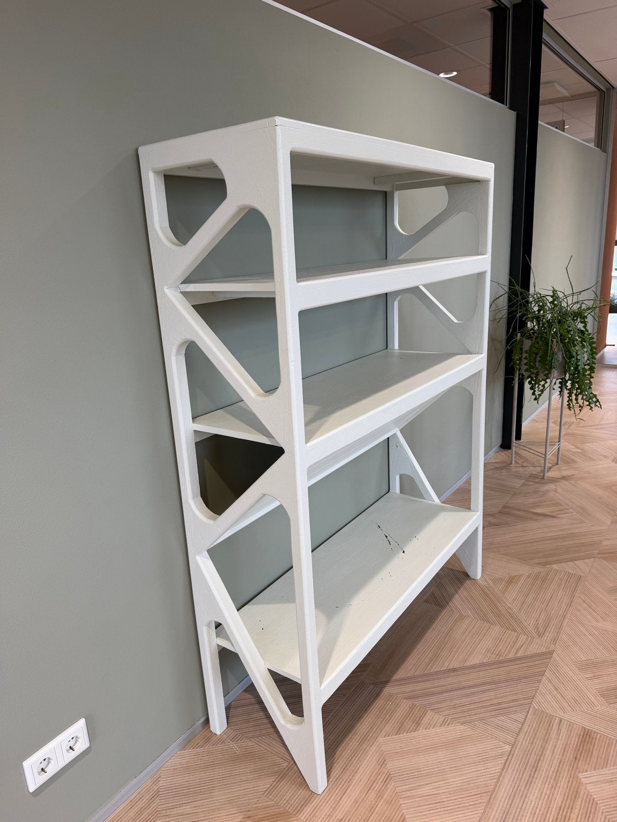 Wandkast Yuki van Light & Living 160x120, Ophalen, Met plank(en), Gebruikt, 100 tot 150 cm