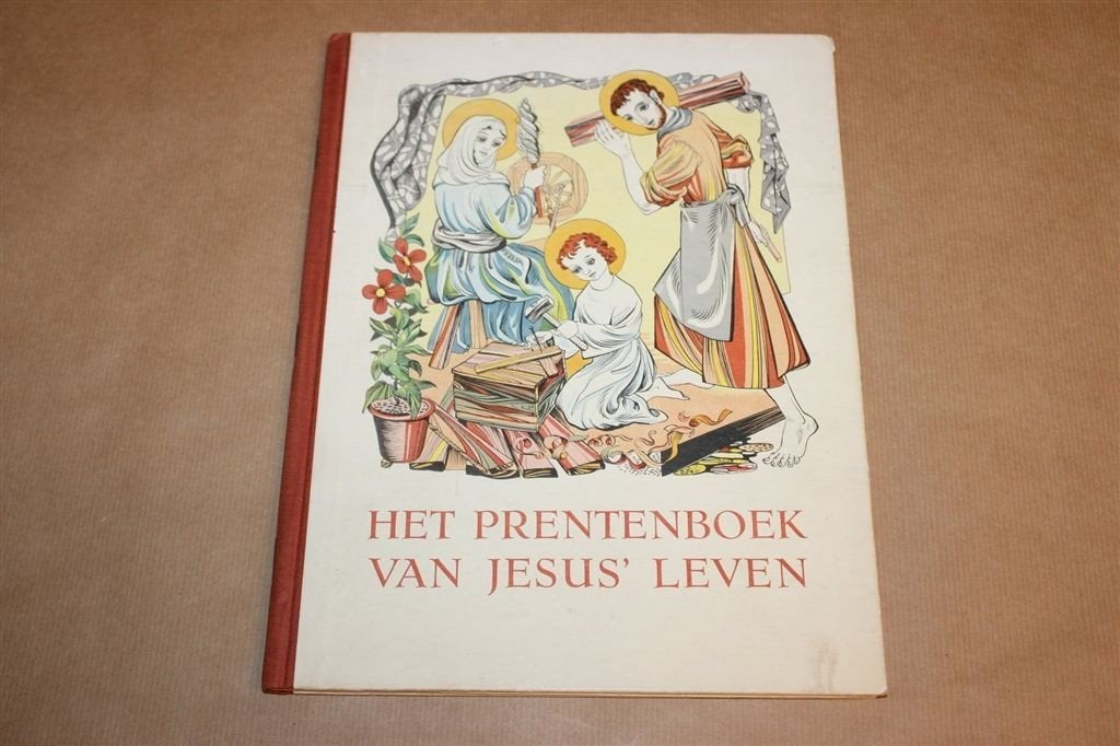Prentenboek van Jezus Leven — Vintage Beeldverhaal 1960, Ophalen of Verzenden, Gelezen