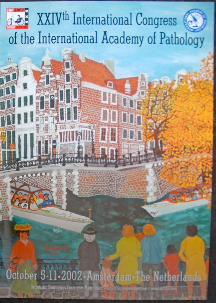 poster International Academy Pathologie, Ophalen of Verzenden, Zo goed als nieuw, A1 t/m A3