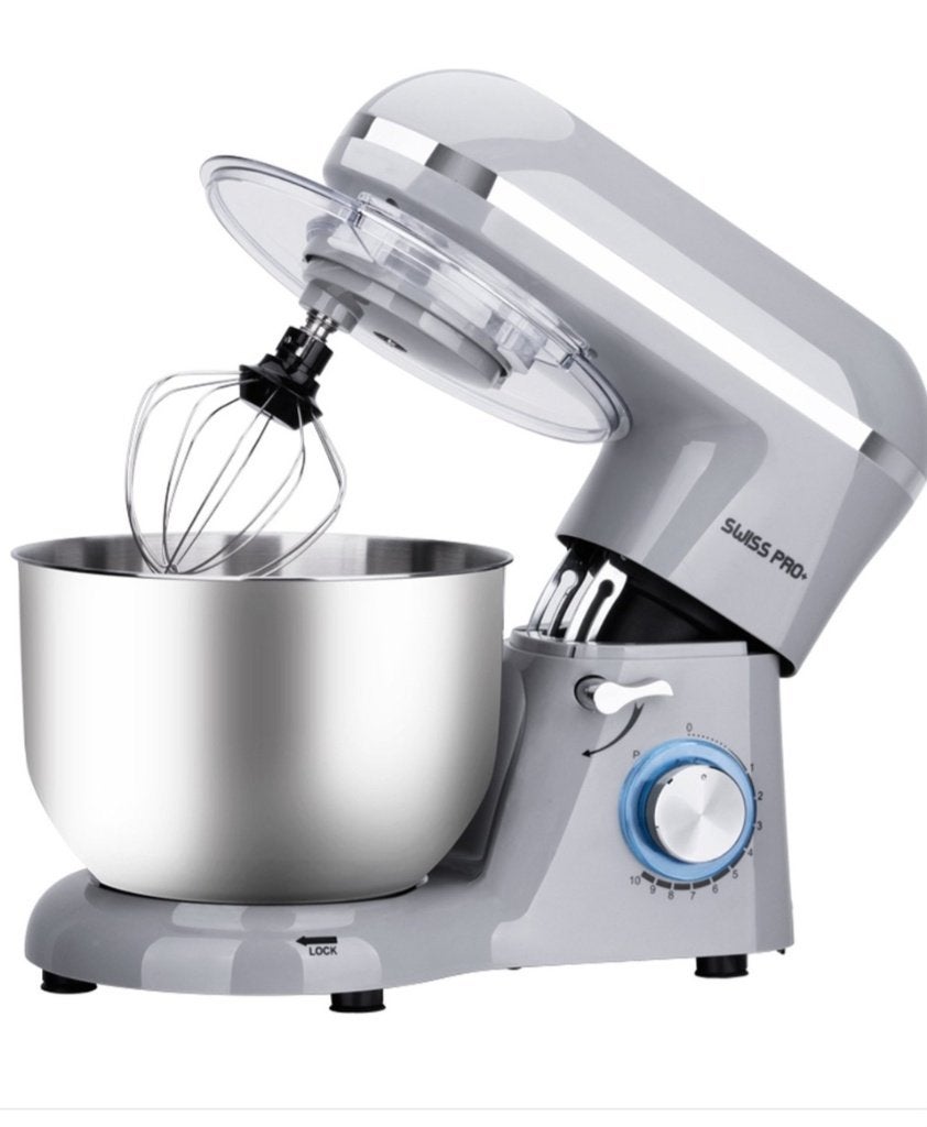 Swiss Pro+ Keukenmixer 6L 1500W - Nieuw in doos, 4 liter of meer, Nieuw, 3 snelheden of meer, Ophalen of Verzenden
