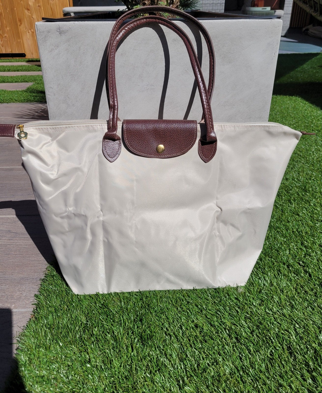 Mooie beige tas 🤎, Sieraden, Tassen en Uiterlijk, Tassen | Schoudertassen, Nieuw, Beige, Ophalen of Verzenden