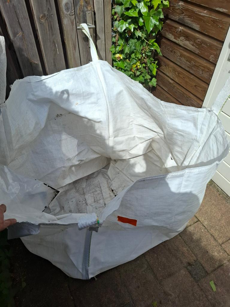 Lege big bag 1 kuub - gratis af te halen, Ophalen, Zo goed als nieuw