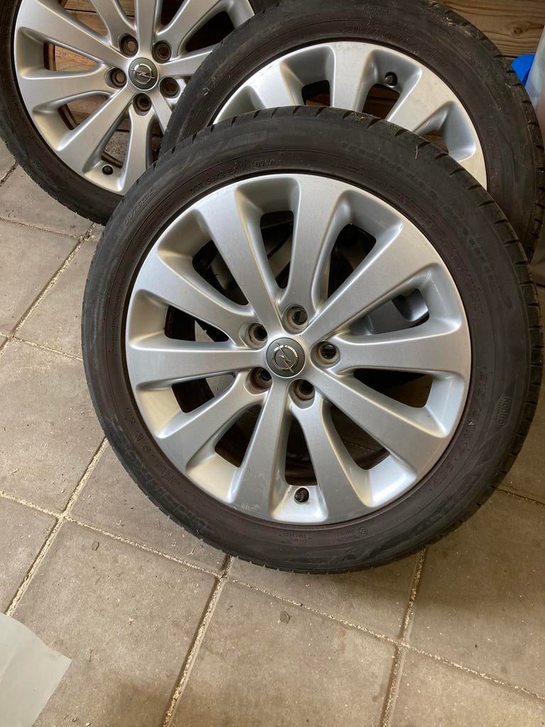 Lichtmetalen velgen voor Opel Astra, Ophalen, Banden en Velgen, 17 inch, Personenwagen