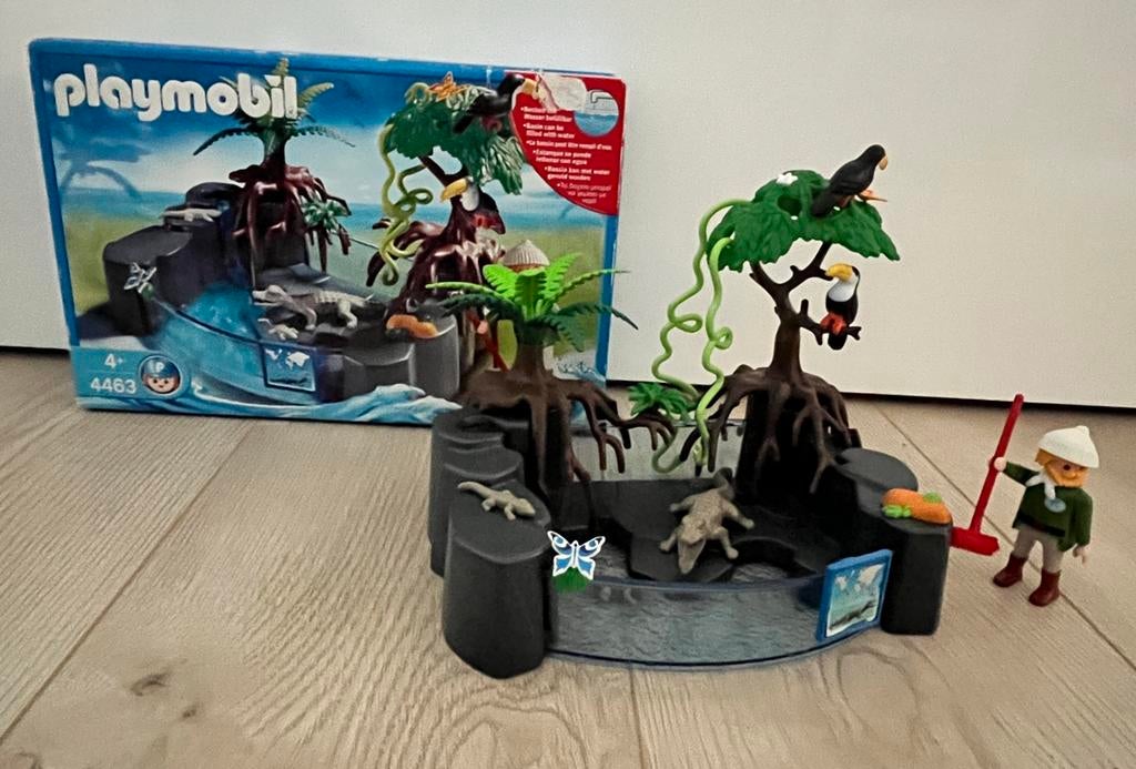 Playmobil 4463 Krokodillenverblijf, Kinderen en Baby's, Speelgoed | Playmobil, Ophalen of Verzenden, Gebruikt, Complete set