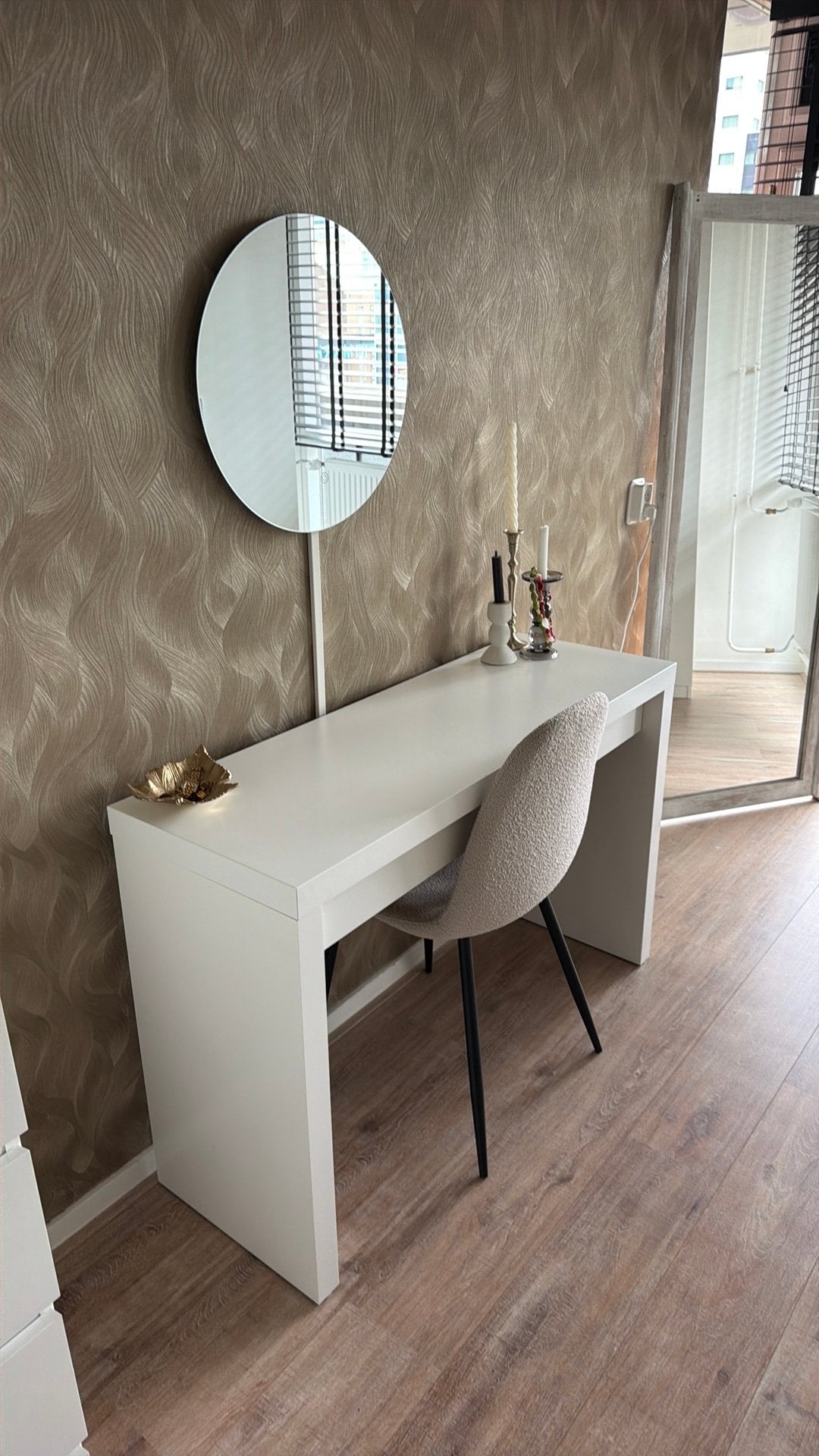 Ikea Malm toilet tafel, Huis en Inrichting, Ophalen of Verzenden, Gebruikt, 100 tot 150 cm, Minder dan 100 cm