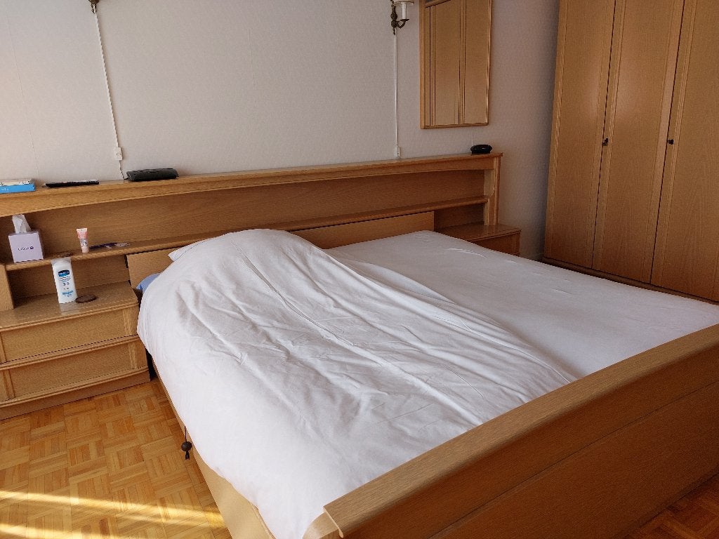 Bed met ombouw, Ophalen, Overige kleuren, Tweepersoons, 180 cm