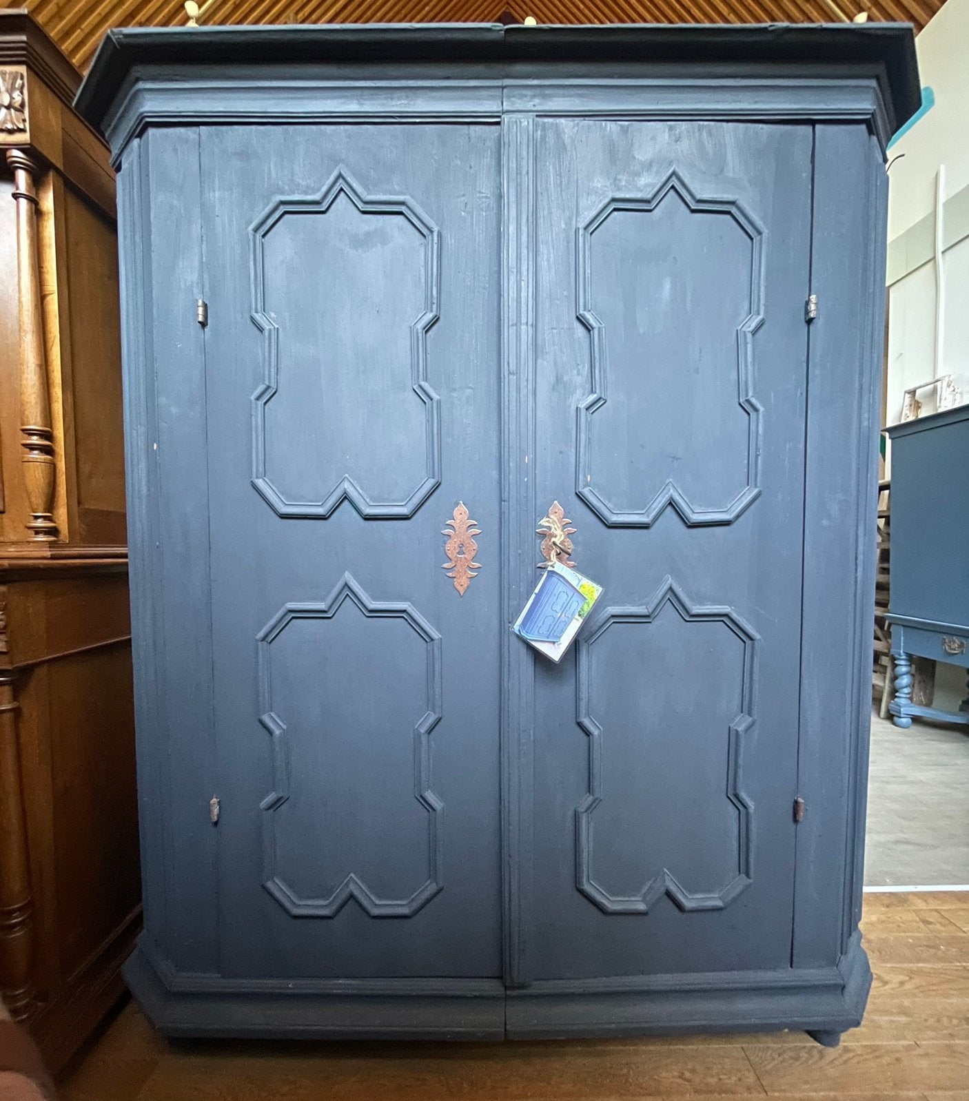 Mooie brocante kast, Ophalen, Gebruikt