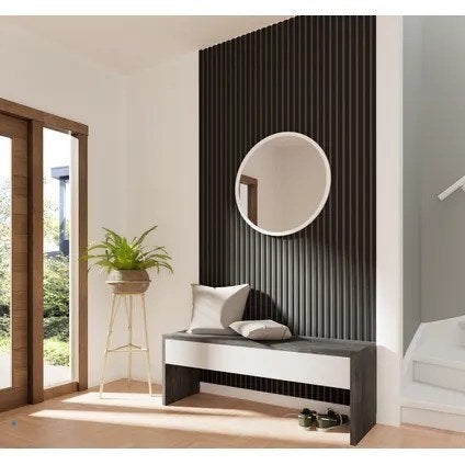 Akoestische wandpanelen, lattenwand akupanel zwart Cando, Ophalen, 75 m² of meer, Zwart, Overige typen