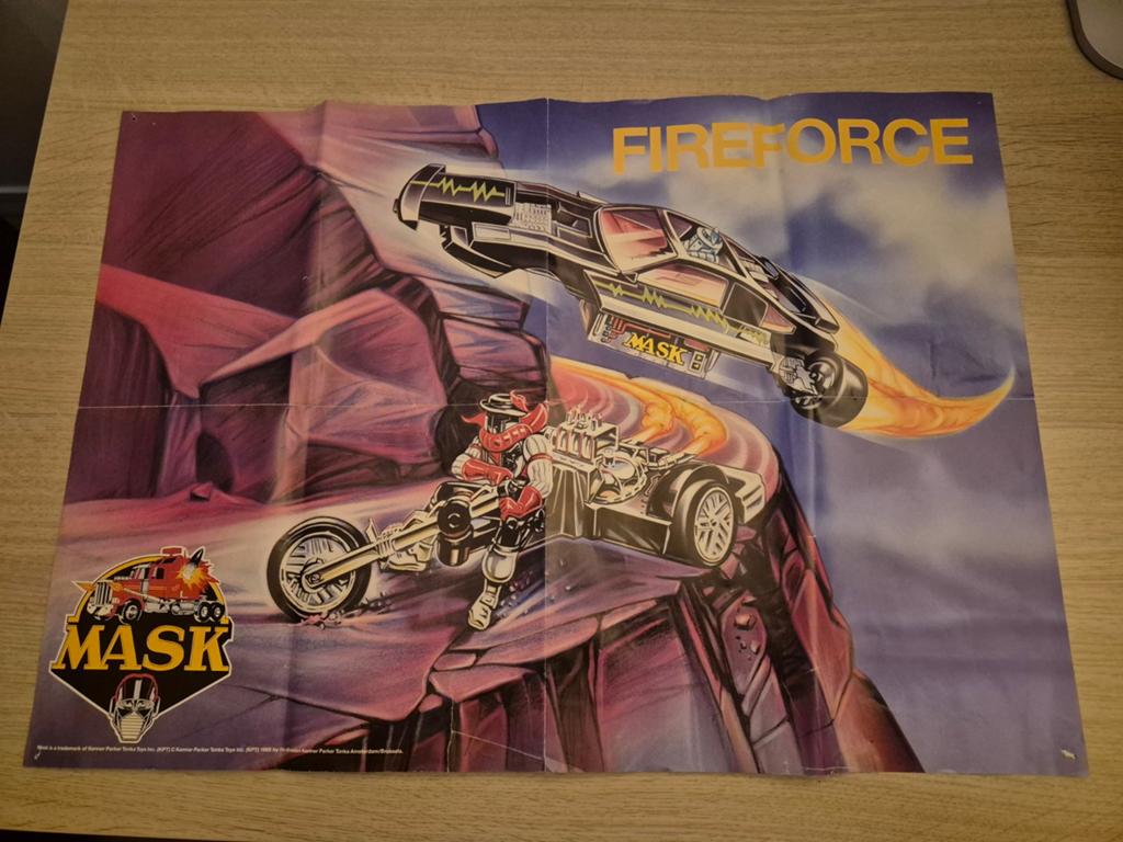 M.A.S.K Fireforce poster, Ophalen of Verzenden