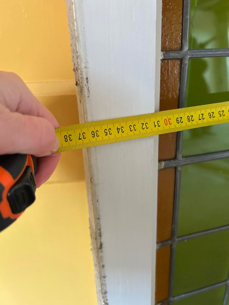 Glas in lood raam, Ophalen, Zo goed als nieuw