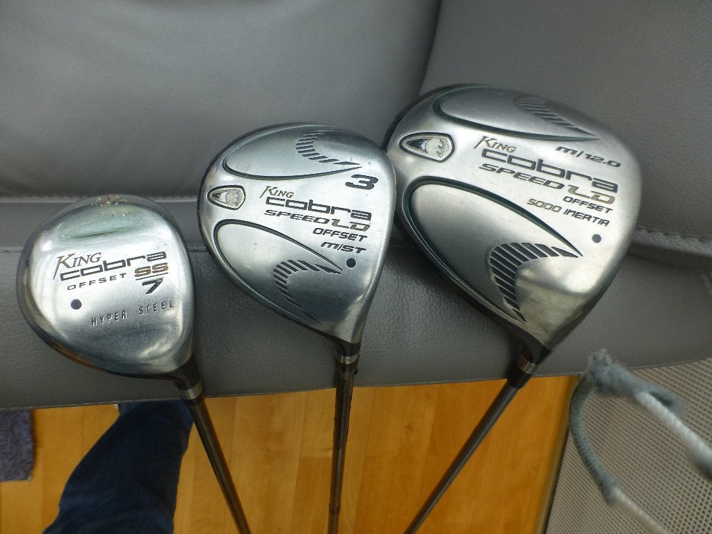 cobra golf driver, houten 3 en 7, Ophalen, Gebruikt, Club, Overige merken
