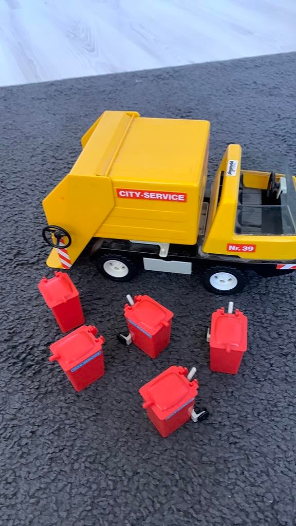 Vuilniswagen, Ophalen