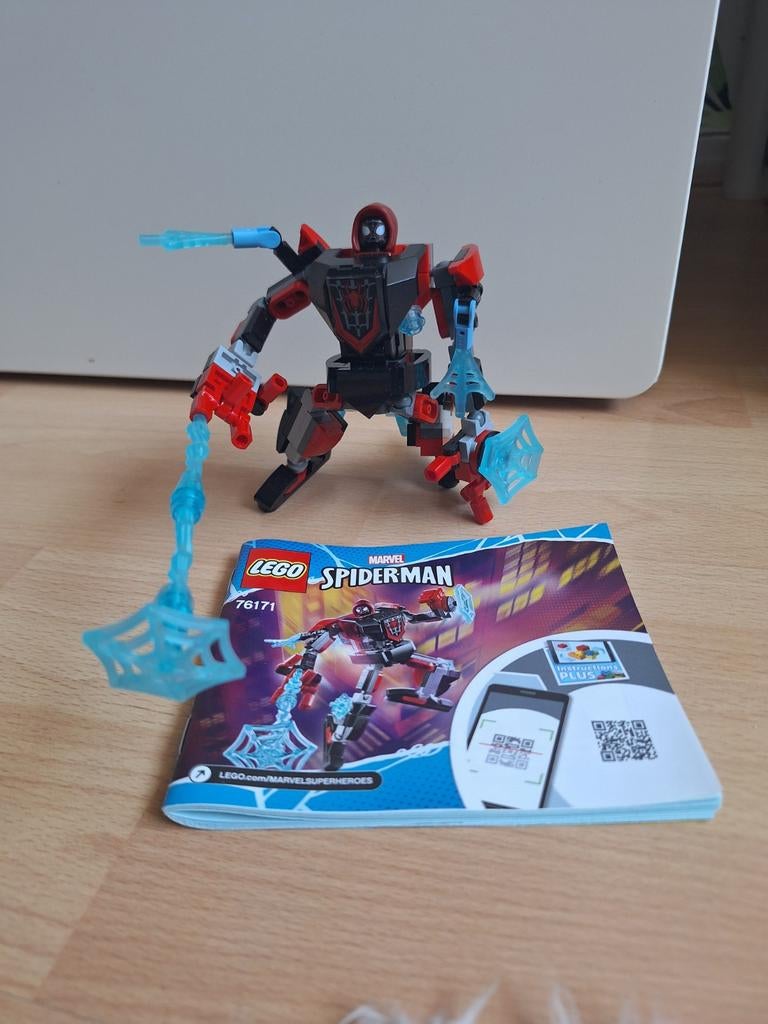 LEGO Spider-Man Mech 76171 met instructies, Marvel, Lego, Compleet, Ophalen of Verzenden
