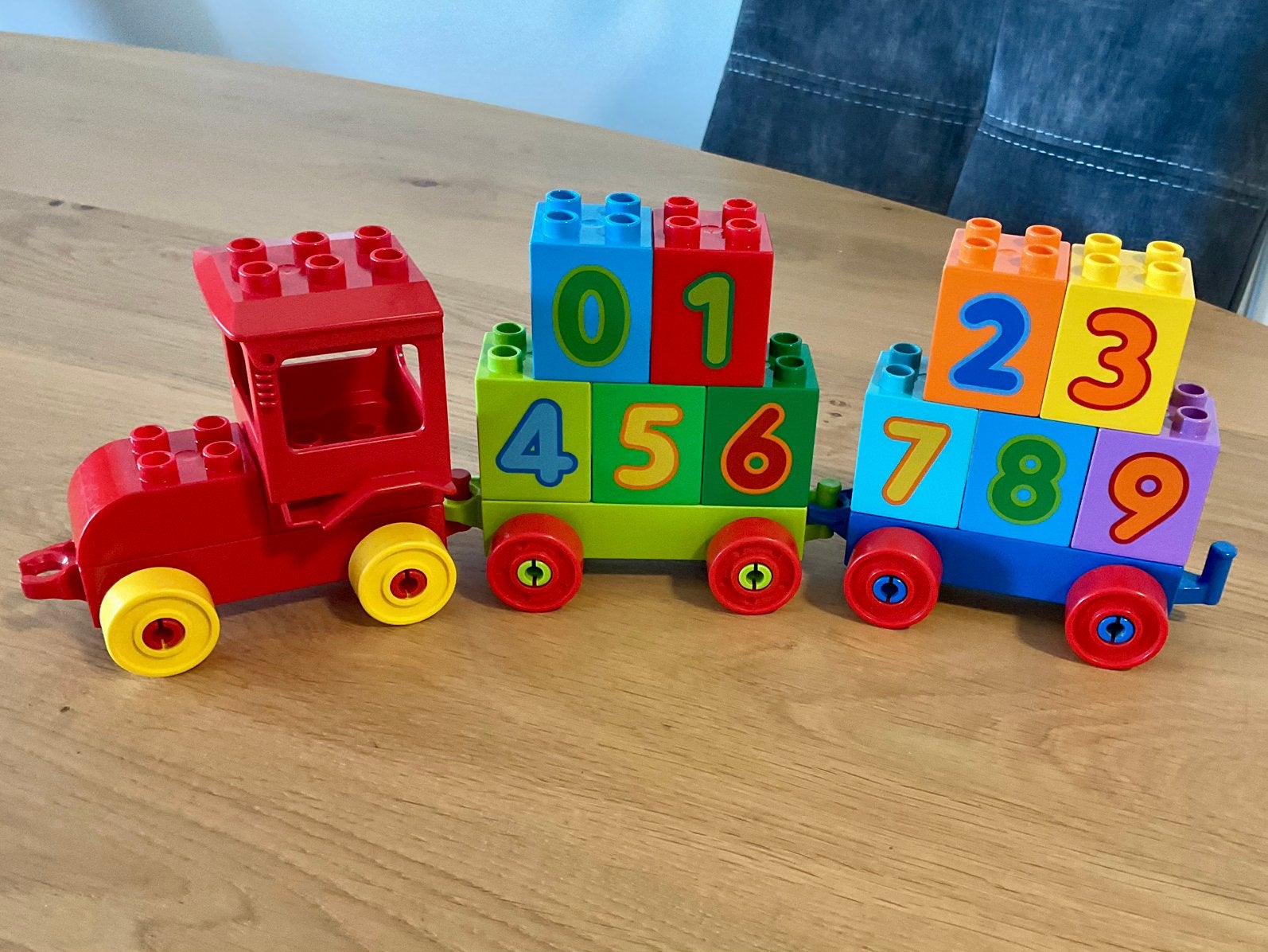 Duplo : Treintje met cijferblokjes, Ophalen, Gebruikt, Duplo