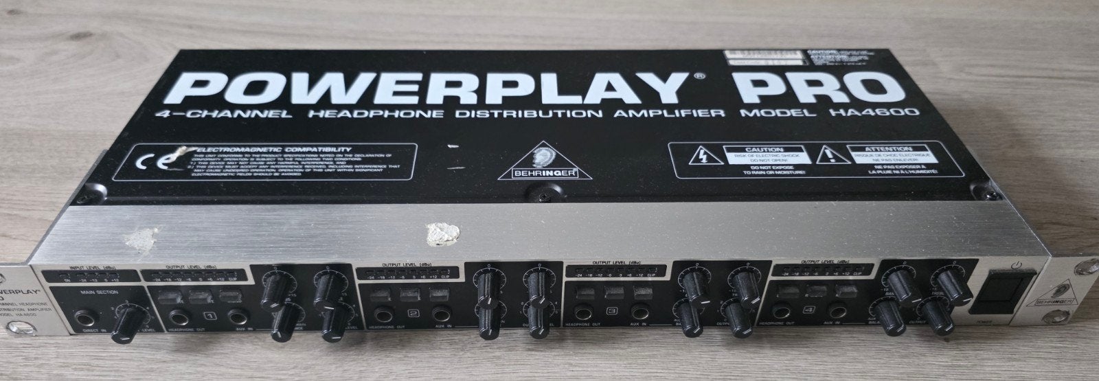 Behringer Powerplay Pro HA4600 Hoofdtelefoonversterker, Ophalen, Gebruikt